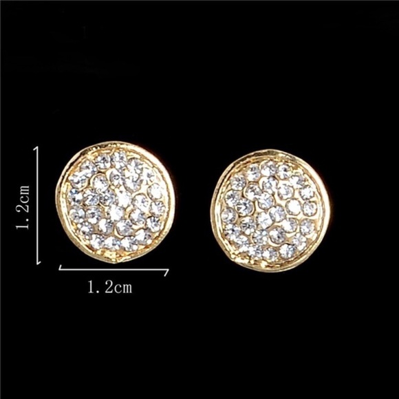 ⭐️🌟Austrian Crystal Circle Pendant Set🌟⭐️NWT - Picture 5 of 5